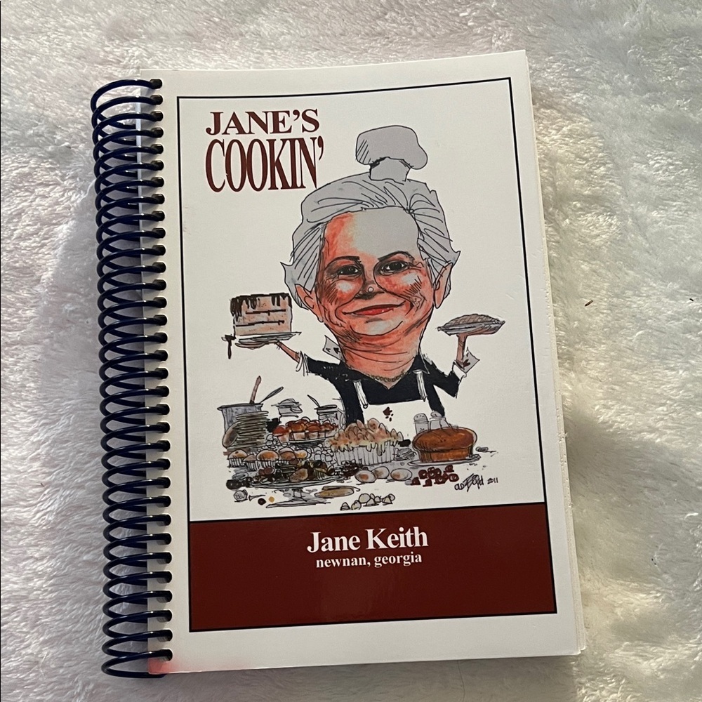Jane's Cookin' Cookbook Jane Keith Autographed